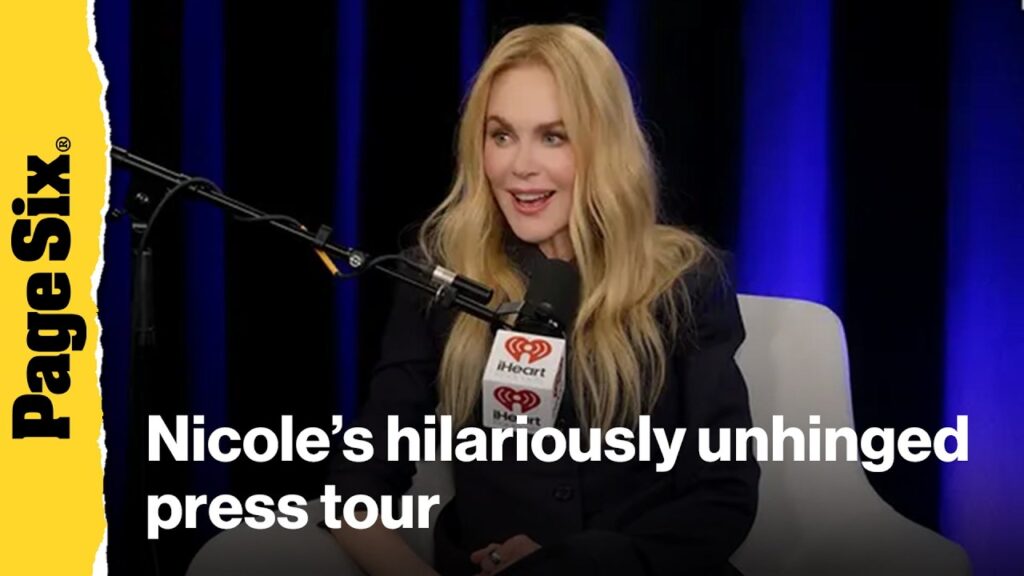 Nicole Kidman is hilariously unhinged in post-divorce 'Scarpetta' interviews | Viral Press Tours