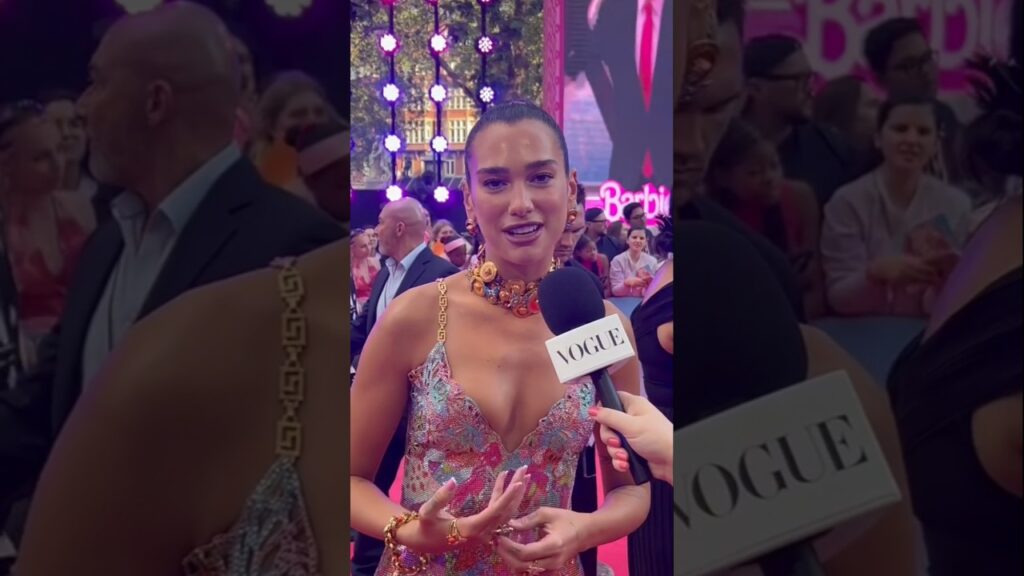Dua Lipa Talks Barbie: Mermaid Role 🧜‍♀️ #dualipa