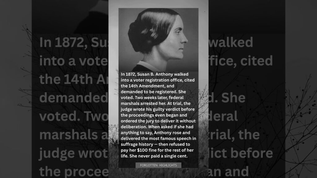 She Voted Illegally in 1872, Got Arrested, and Never Paid Her Fine for the Rest of Her Life