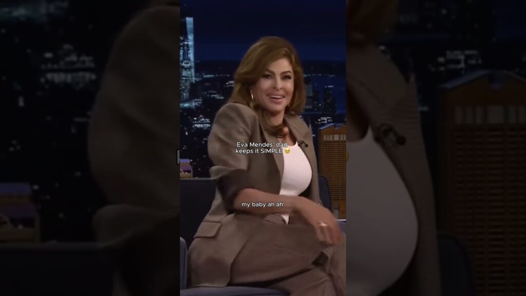 Eva Mendes Explains How Her Dad Introduces Her 🙈