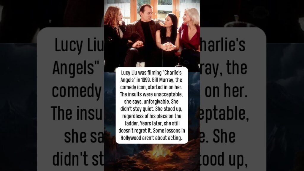 ⚖️ Lucy Liu Speaks Out: Bill Murray's "Unforgivable" Insults on the "Charlie's Angels" Set.