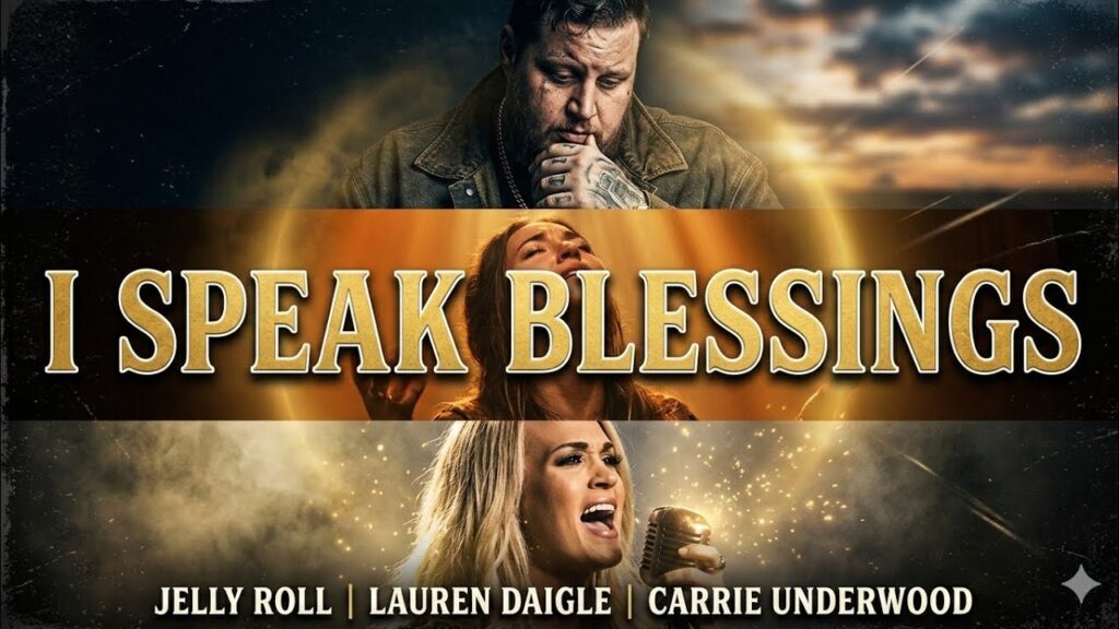 Jelly Roll ft Lauren Daigle & Carrie Underwood - I Speak Blessings | 2026 Music Video