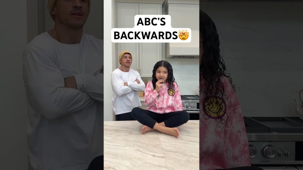 MY DAUGHTER KNOWS HER ABC'S BACKWARDS!!! 🤯 #shorts #abc #daughter #fatherdaughter