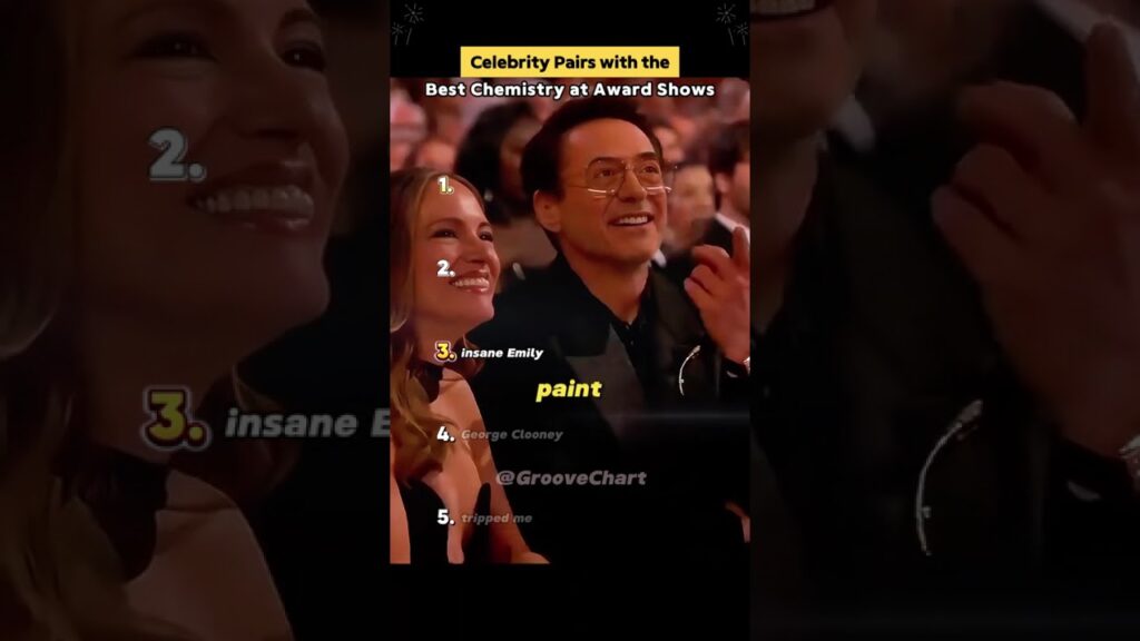 Celebrity Pairs with the Best Chemistry at Award Shows awardshows jenn