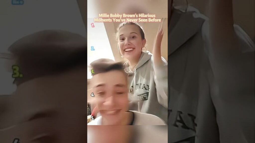 Millie Bobby Brown's Hilarious Moments You've Never Seen Before #milliebobbybrown #funny #fyp
