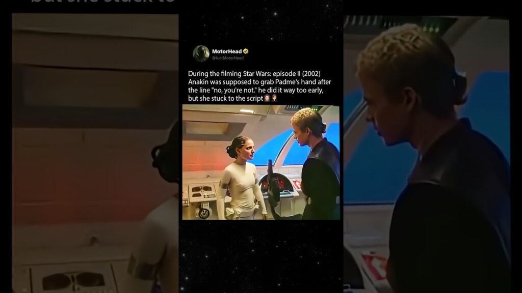 During the filming Star Wars episode II (2002), Natalie Portman wasn't prepared