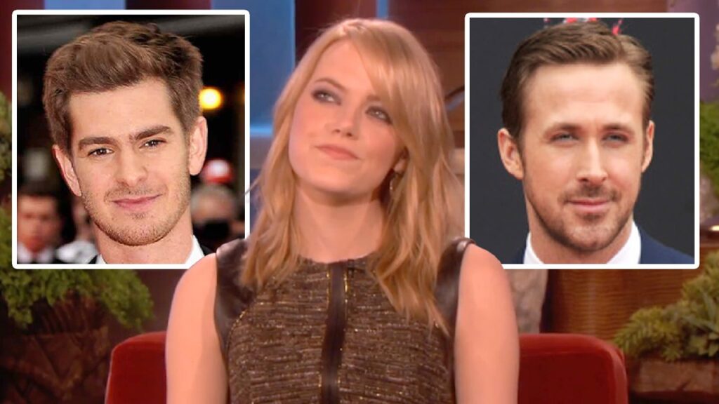 Emma Stone Chooses Between Andrew Garfield and Ryan Gosling