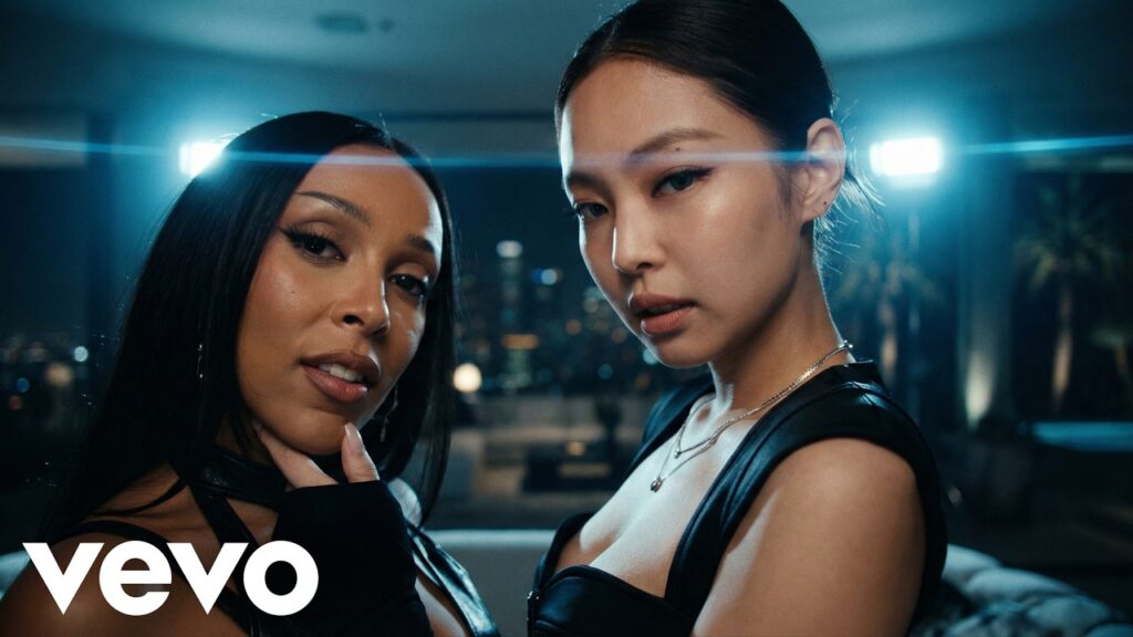 Jennie, Ariana Grande, Doja Cat - CALL (ft. Tyga, K-Pop) | (Lyrics Music Video)