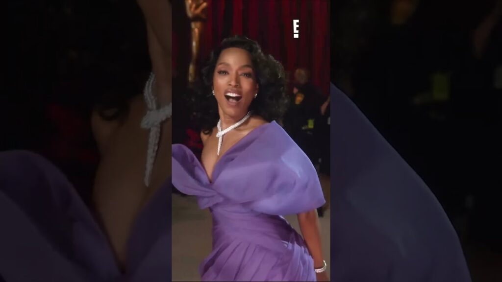 We're still waiting to exhale after Angela Bassett took our breath away at the 2023 #Oscars #Glambot