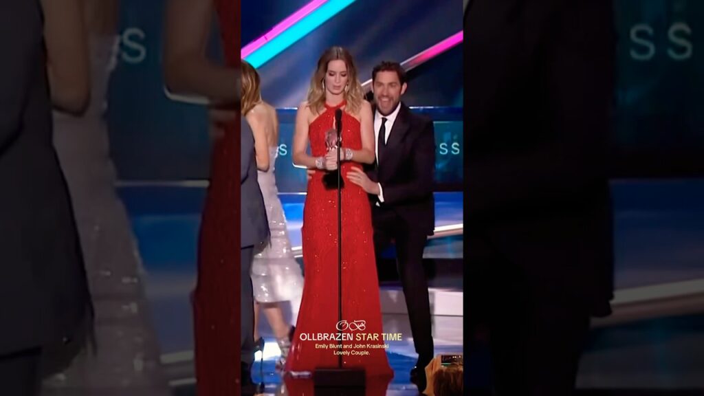 Emily Blunt and John Krasinski Lovely Couple 😊❤️ #EmilyBlunt #JohnKrasinski