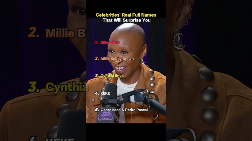 The most unexpected full names of celebrities #celebrity #milliebobbybrown #Cynthia