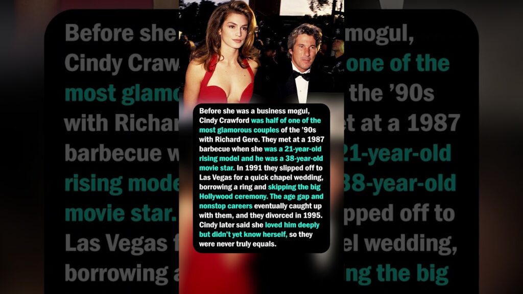 Cindy Crawford & Richard Gere’s ’90s Vegas Marriage