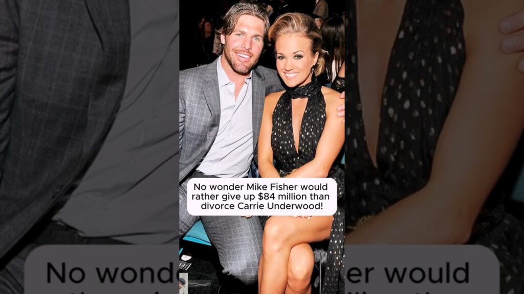 No wonder Mike Fisher wouldrather give up $84 million thandivorce Carrie Underwood!