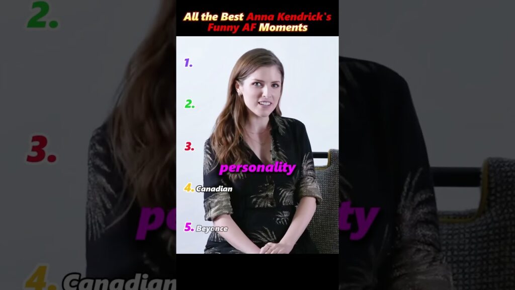 All the Best Anna Kendrick's Funny AF Moments#celebration #annakendrick#funny#roast#ranking