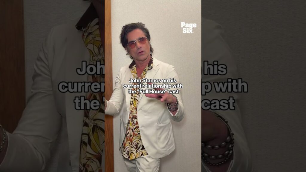 John Stamos filled us in on his current relationship with “Full House” cast members #shorts
