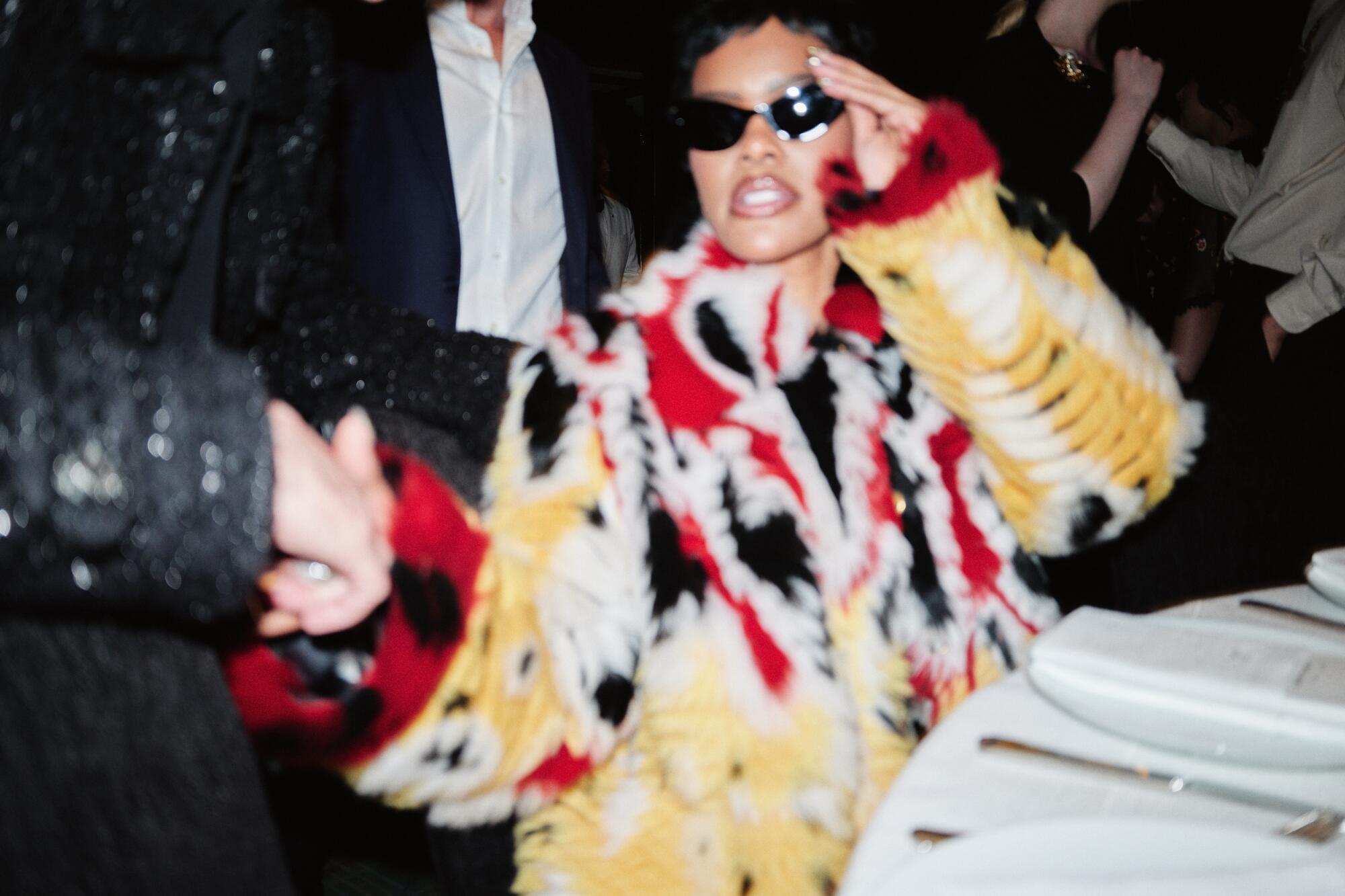 Teyana Taylor in Beverly Hills.