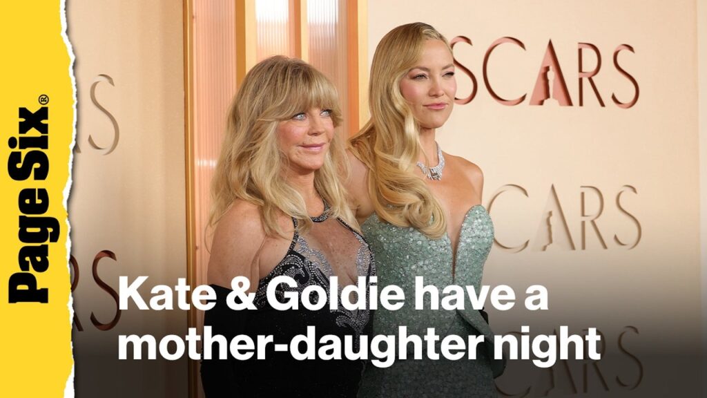Kate Hudson and Goldie Hawn have mother-daughter date night at Oscars 2026