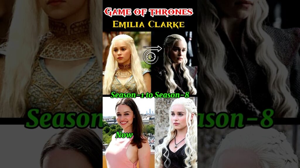 Game of thrones🔥 Season-1 to S-8| #emiliaclarke #gameofthrones #ranking1  #todaytrending