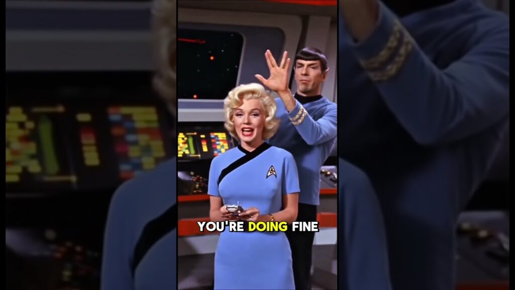 Lost Star Trek blooper: Spock ruins Marilyn's take 🖖🎬