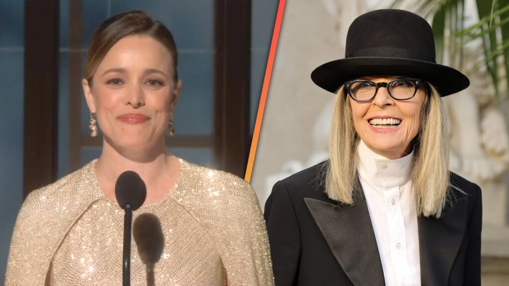 Oscars: Rachel McAdams Gets Choked Up During Diane Keaton Tribute Oscars: Rachel McAdams Gets Choked Up During Diane Keaton Tribute