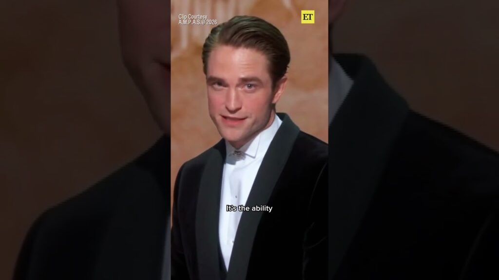 Zendaya and Robert Pattinson made a surprise appearance at the #Oscars.