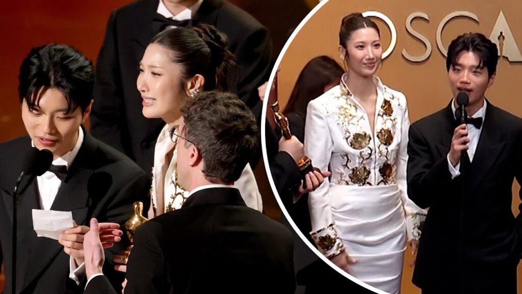 ‘KPop Demon Hunters’ Oscar Winner FINISHES Speech After Being Cut Off 'KPop Demon Hunters' Oscar Winner FINISHES Speech After Being Cut Off