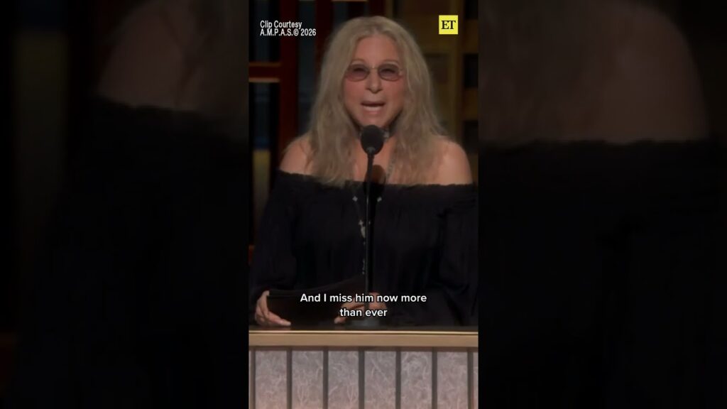 Barbra Streisand praises the late Robert Redford before closing the #Oscars In Memoriam tribute. 🖤