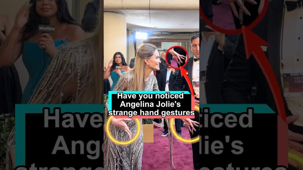 Have you noticed Angelina Jolie's strange hand gestures? No one realizes that her body is undergoing