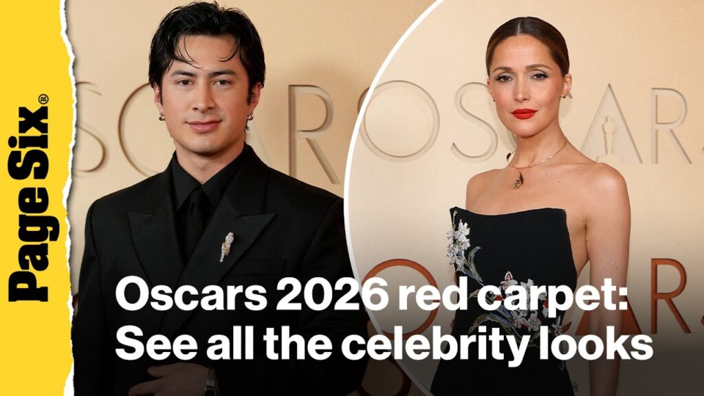 Oscars 2026 red carpet: Hudson Williams, Rose Byrne, Chase Infiniti, Teyana Taylor and more!