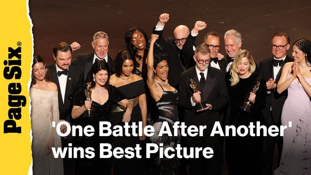 'One Battle After Another' wins Best Picture at Oscars 2026