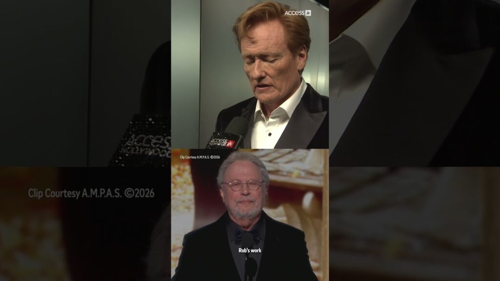 Conan O’Brien Reacts To Oscars Rob & Michele Reiner Tribute
