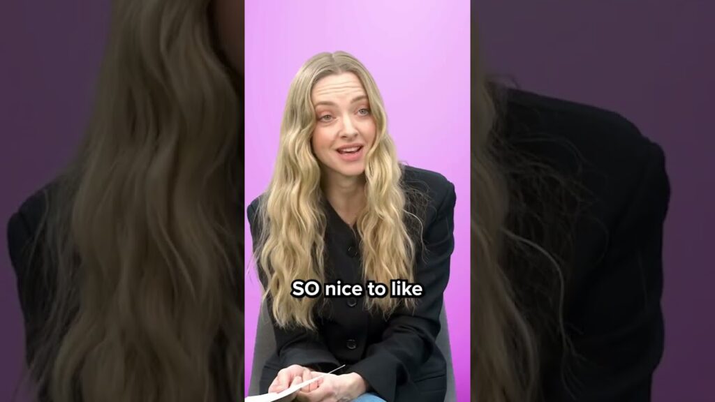 Amanda Seyfried's dream musical movie roles are EVERYTHING #shorts