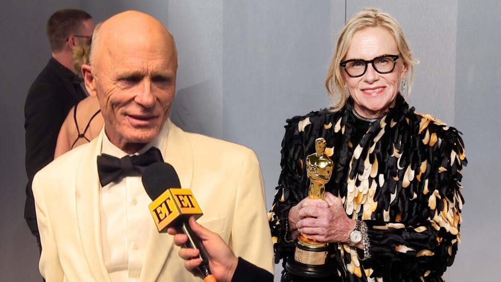 Ed Harris 'Very Proud' of Wife Amy Madigan After Weapons Oscar Win (Exclusive)