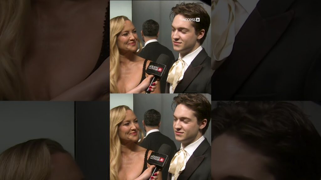 Kate Hudson's Son Ryder Praises Mom At Oscar Party