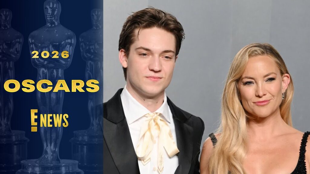 Kate Hudson's Son Ryder Towers Over Her at Vanity Fair Oscars Party | E! News