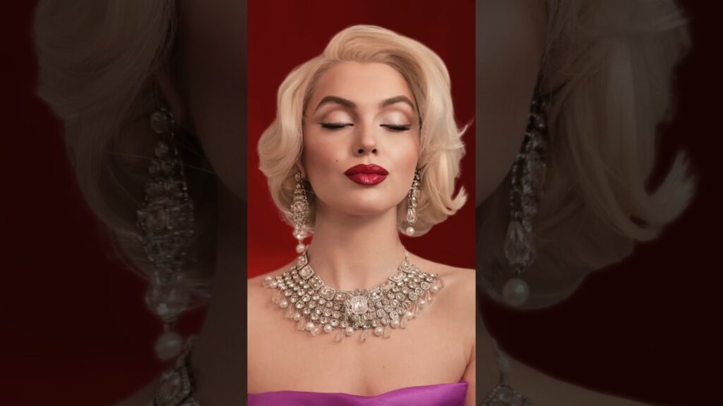 MARILYN MONROE makeup transformation💎 #1950smakeup #marilynmonroe MARILYN MONROE makeup transformation💎 #1950smakeup #marilynmonroe