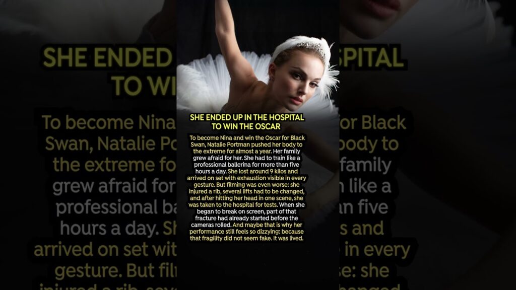 SHE ENDED UP IN THE HOSPITAL TO WIN THE OSCAR