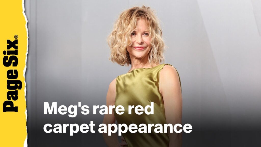 Meg Ryan makes rare red carpet appearance at 2026 Vanity Fair Oscar Party
