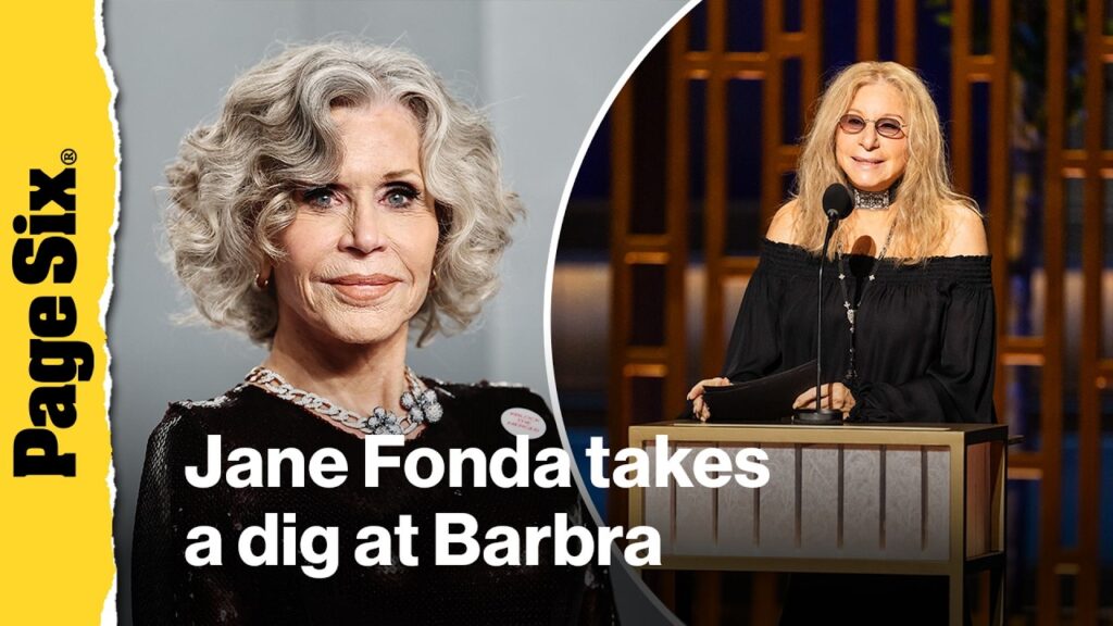 Jane Fonda takes a dig at Barbra Streisand's tribute to Robert Redford