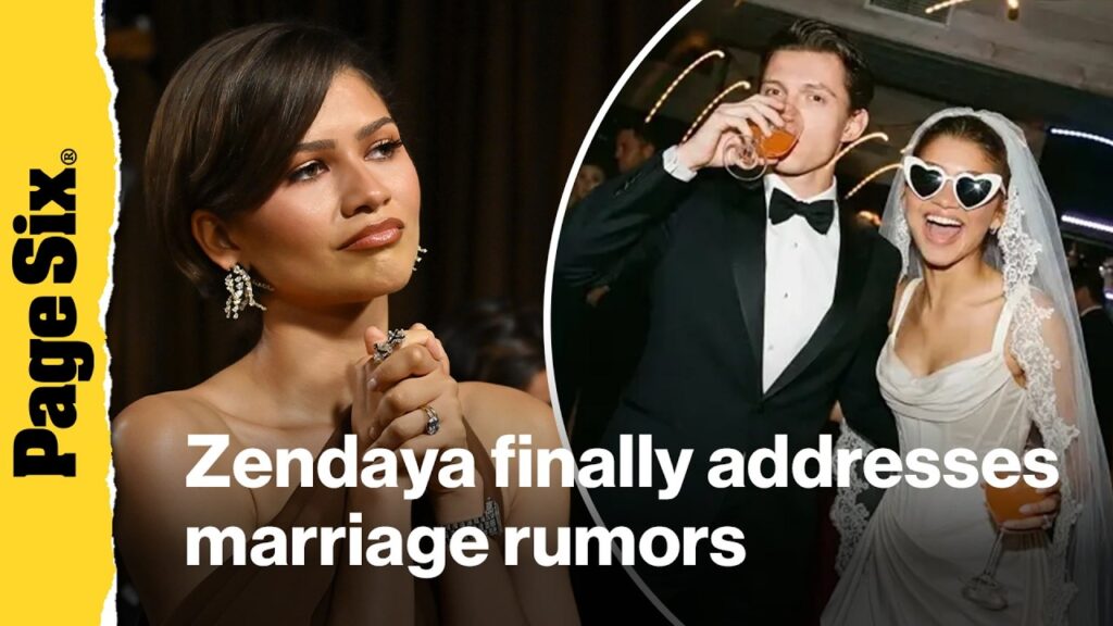 Zendaya finally sets the record straight on Tom Holland marriage rumors and viral AI wedding photos