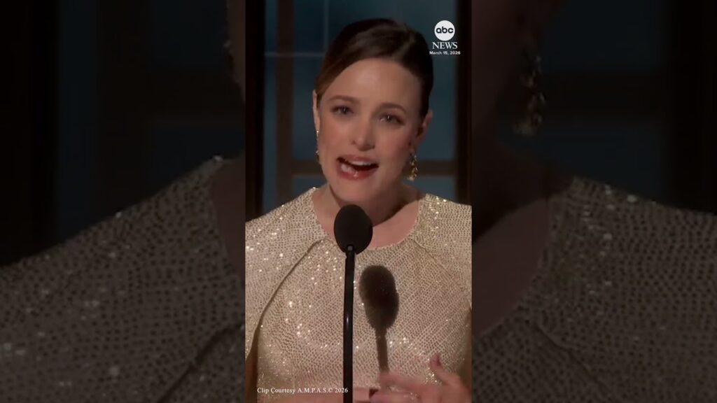 Rachel McAdams pays tribute to Catherine O'Hara, Diane Keaton at Oscars