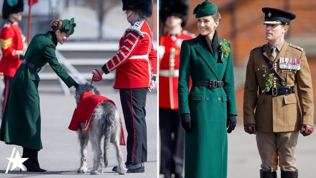 Kate Middleton Smiles In Chic Green For St. Patrick’s Day Traditions
