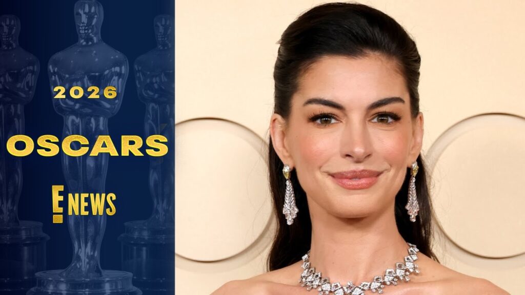 Anne Hathaway's Dramatic Oscars 2026 Gown Is, Indeed, Groundbreaking | E! News