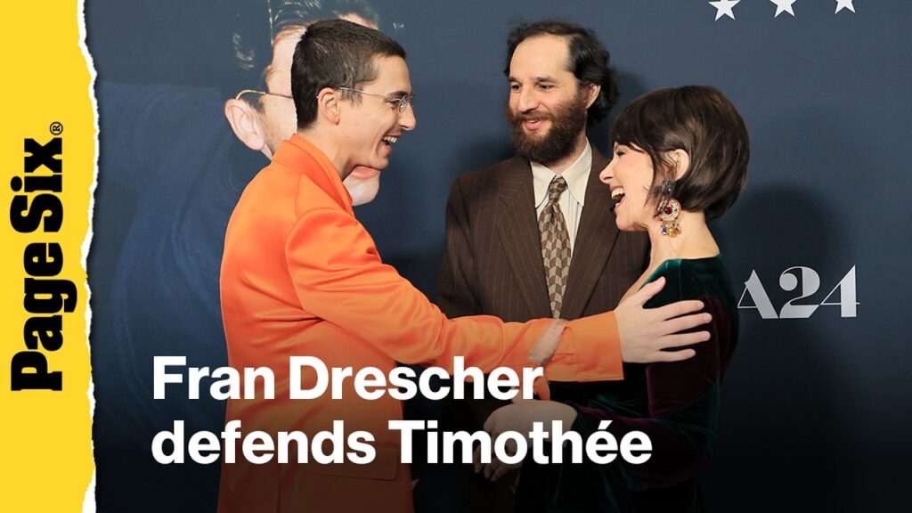Fran Drescher defends co-star Timothée Chalamet over ballet and opera controversy