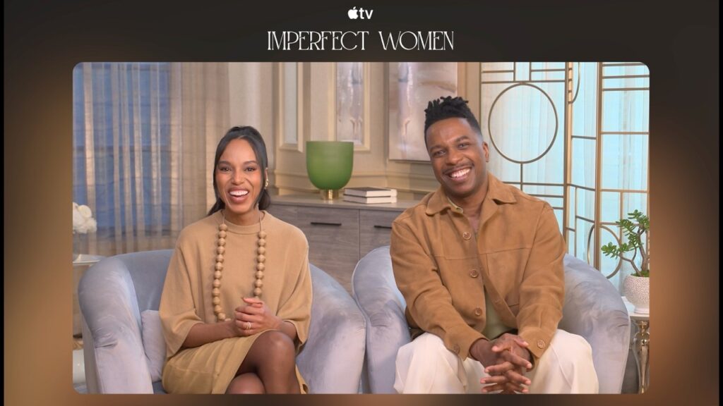 IMPERFECT WOMEN Interview Kerry Washington & Leslie Odom Jr. on their real life friendship! Apple TV
