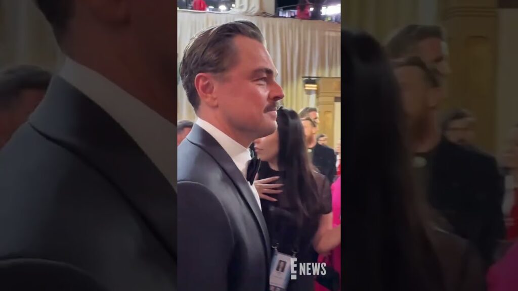 Our hearts will go on after seeing Leonardo DiCaprio's #Oscars arrival. 🤩 #AwardsSeason