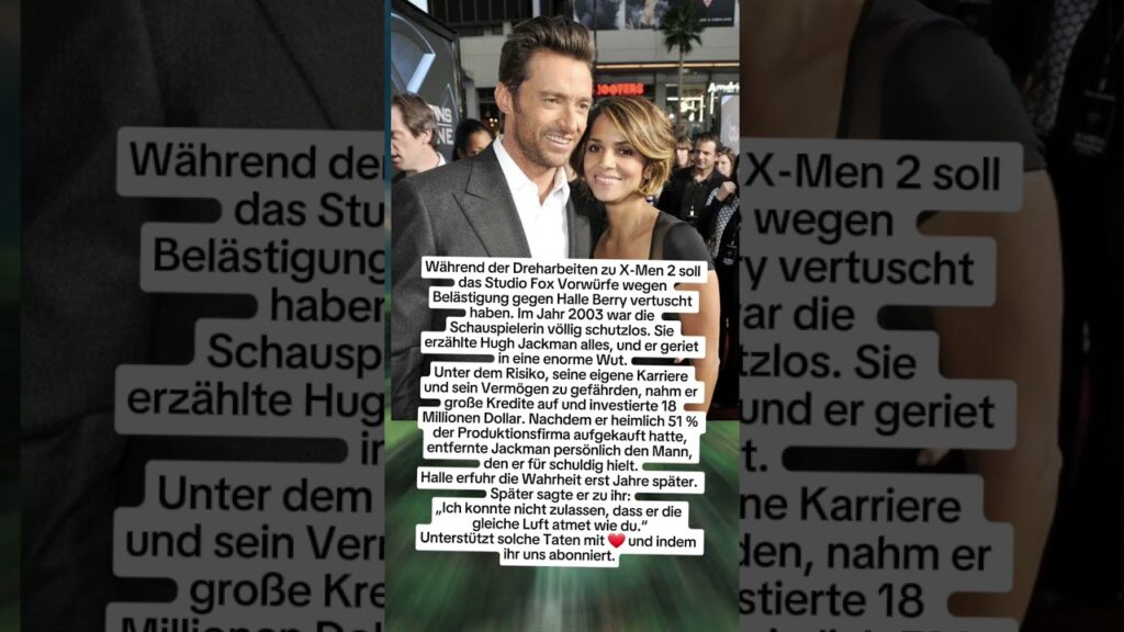 Ein stiller Schutz: Hugh Jackmans mutiger Einsatz für Halle Berry.