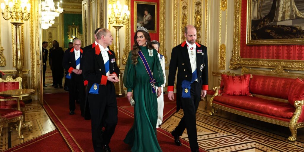 The Best Photos of the Royal Family at the Nigerian State Banquet at Windsor Castle