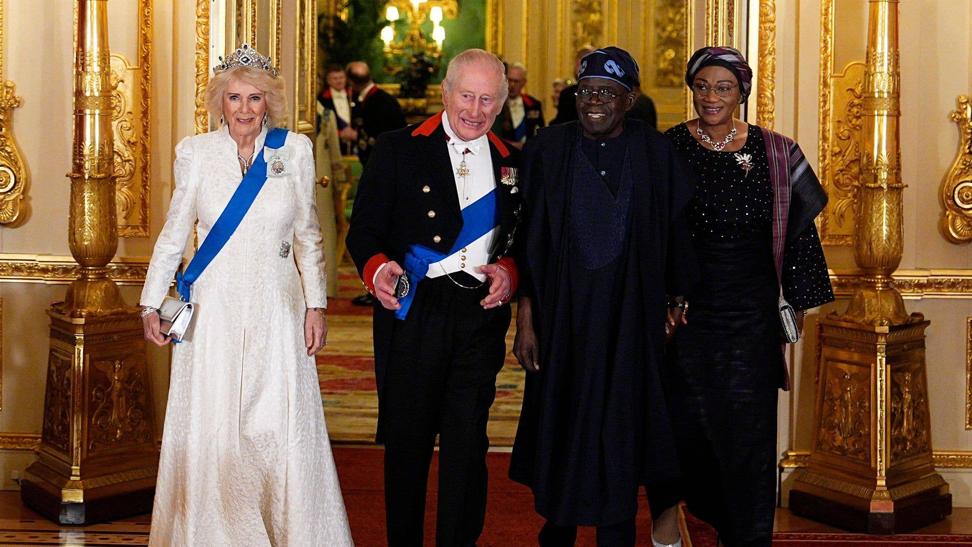Queen Camilla, King Charles and the President and First Lady of Nigeria