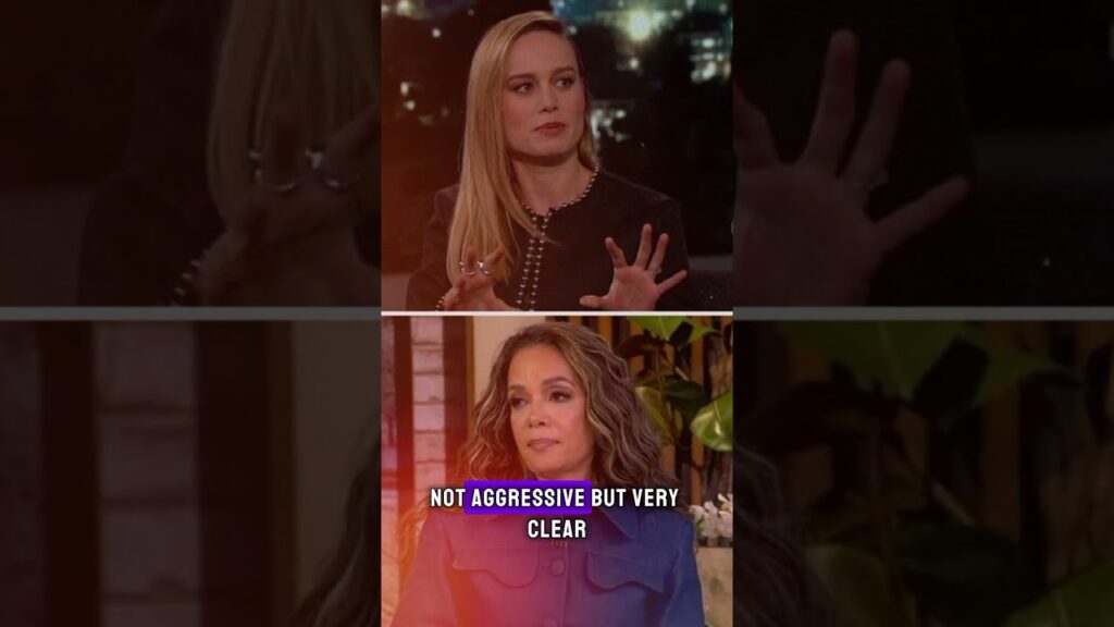 Brie Larson vs Sunny Hostin β This Got Tense FAST π³ Brie Larson vs Sunny Hostin β This Got Tense FAST π³